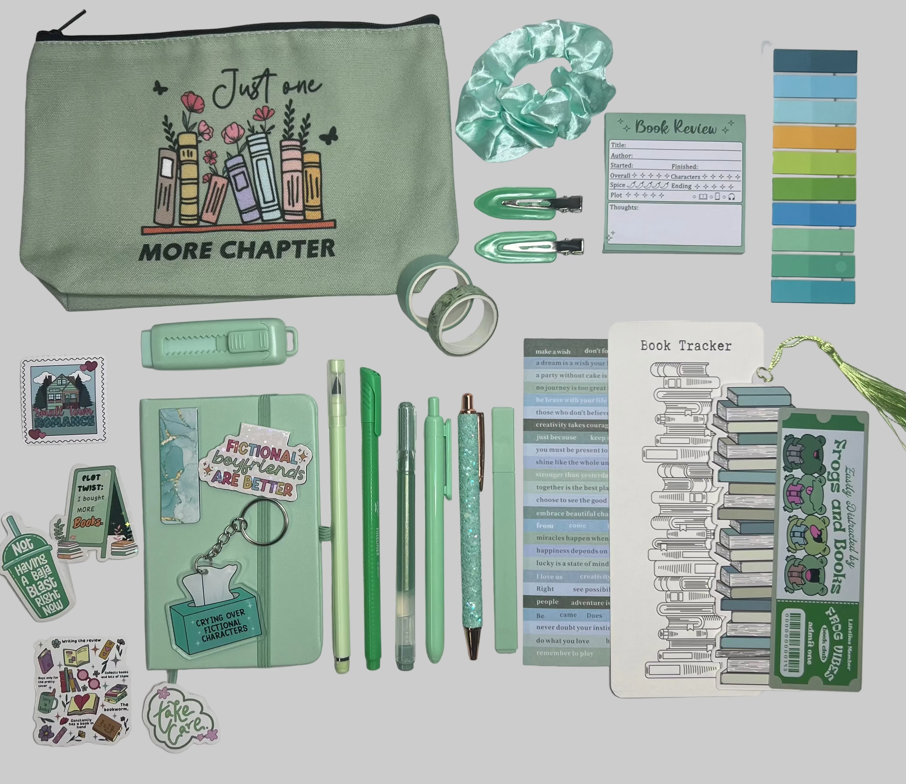 Minty Green Bookish Bundle
