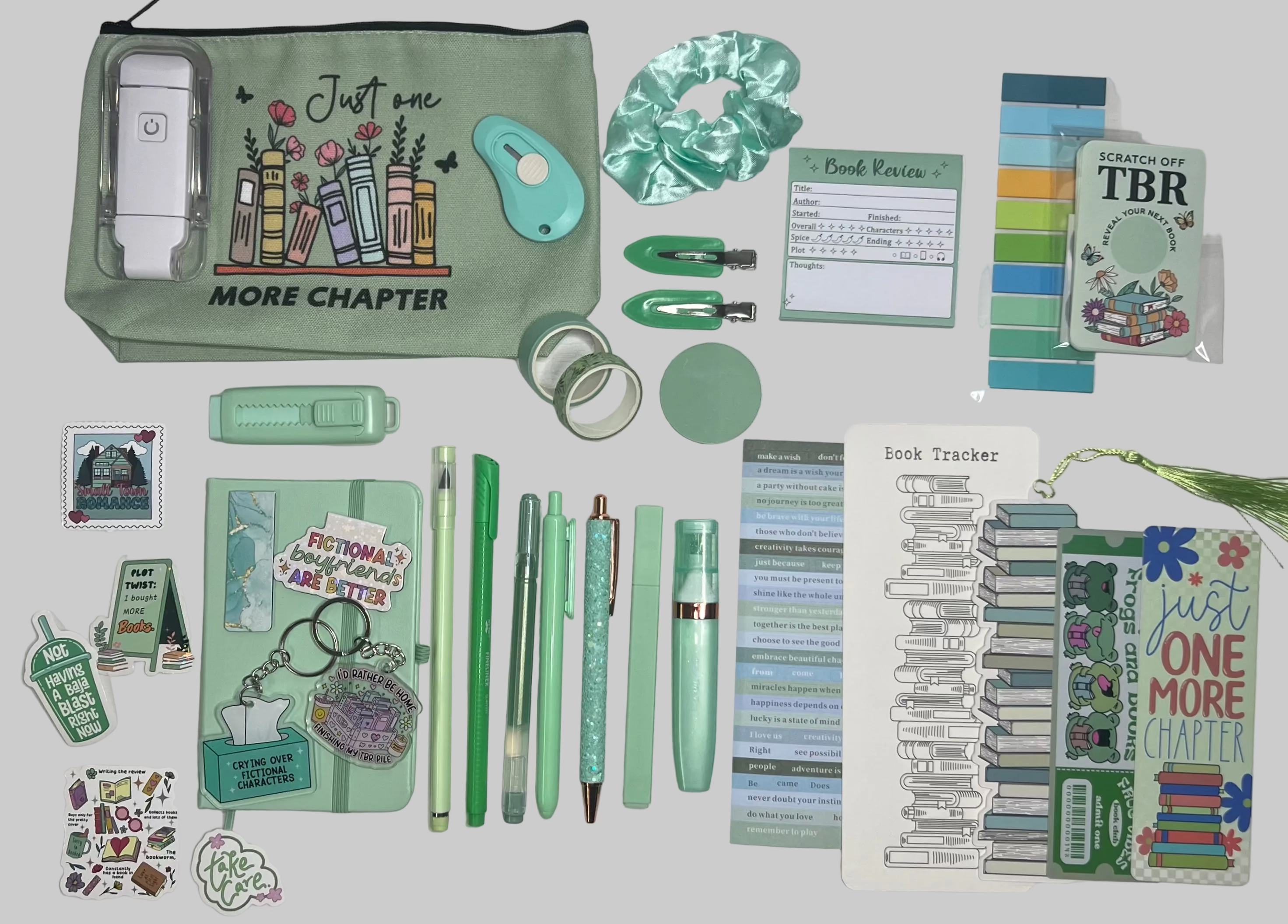 Minty Green Bookish Bundle