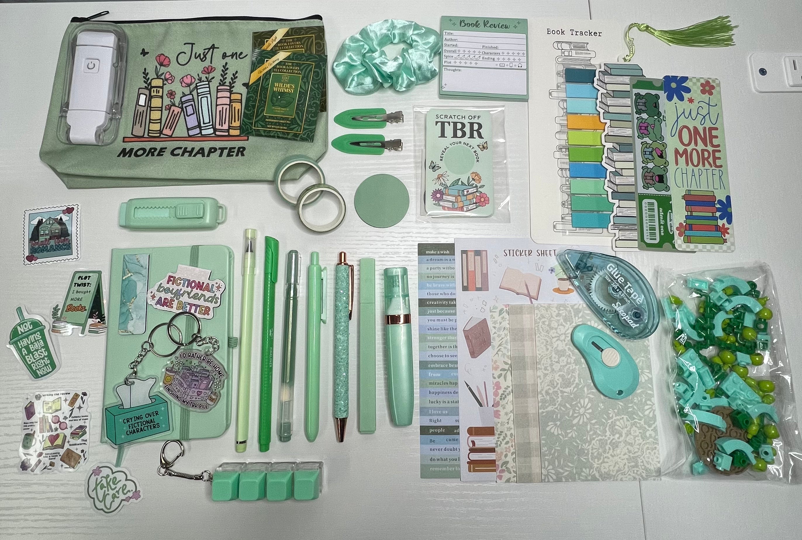 Minty Green Bookish Bundle