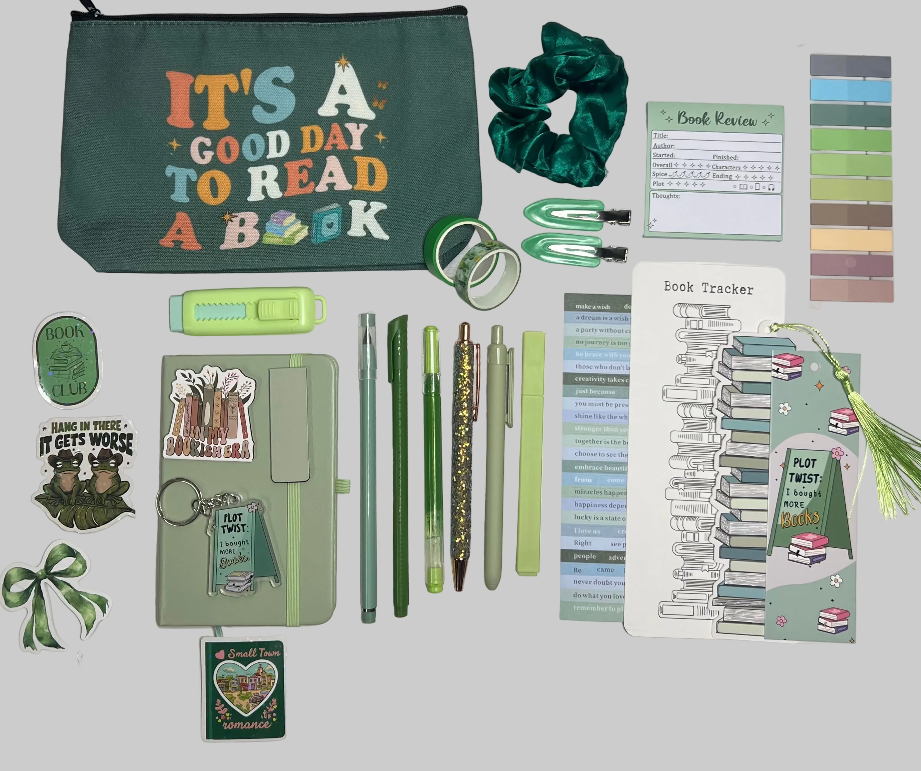 Sage Green Bookish Bundle