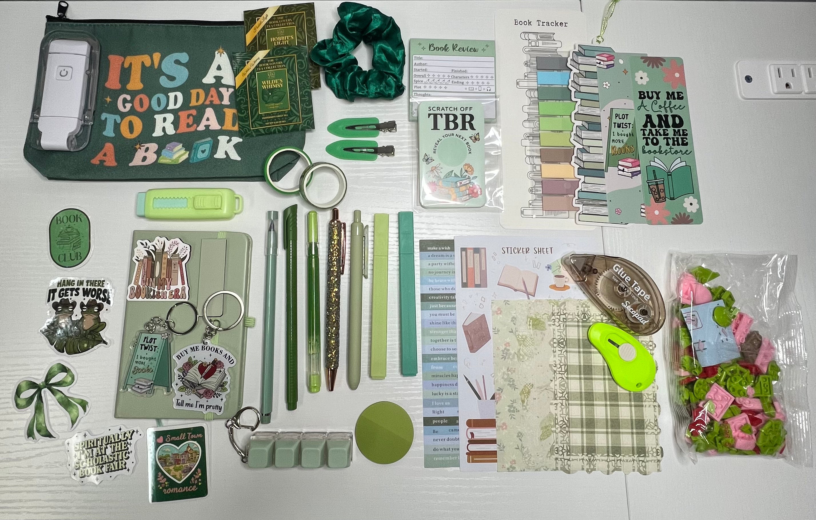 Sage Green Bookish Bundle