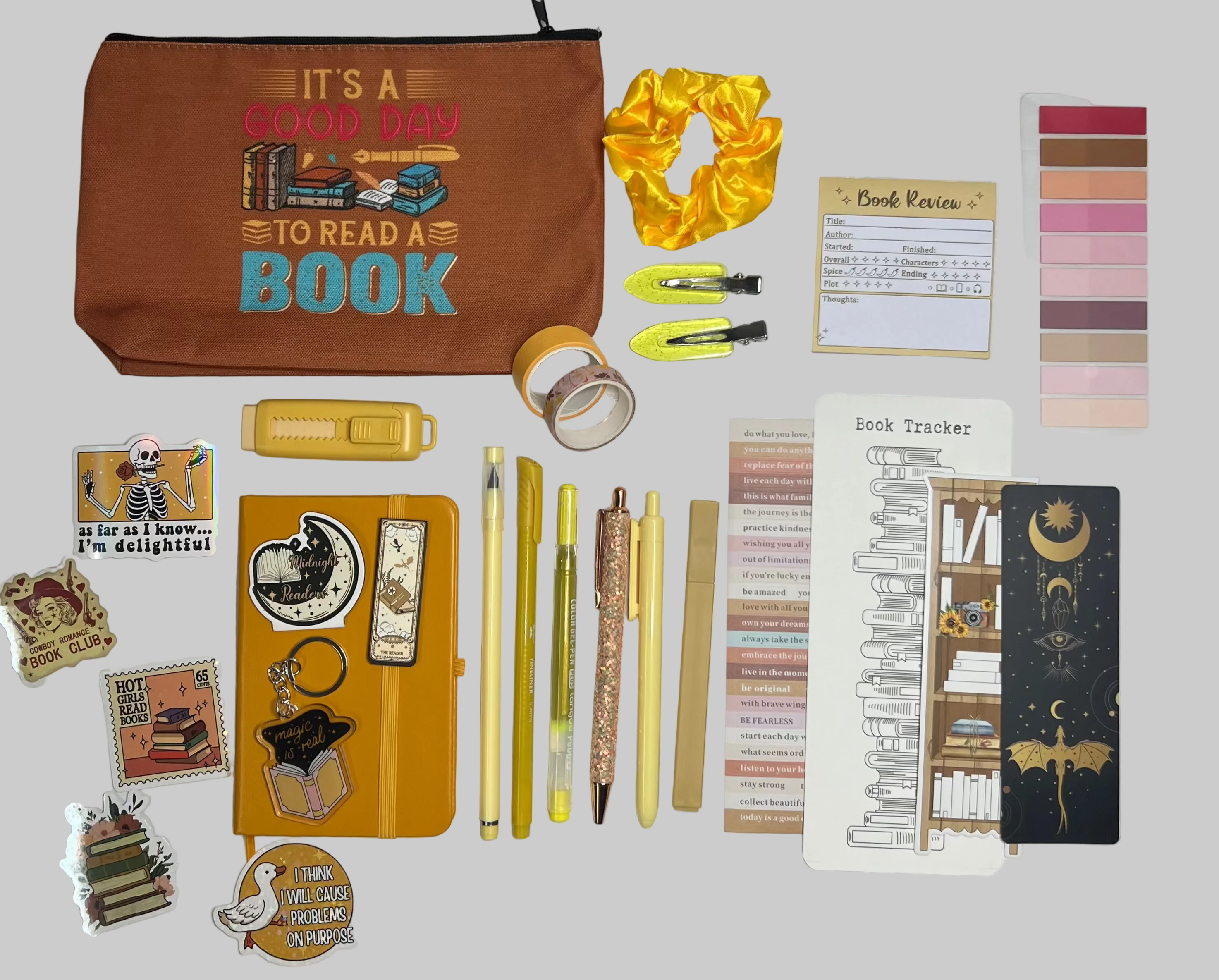 Mustard Yellow Bookish Bundle