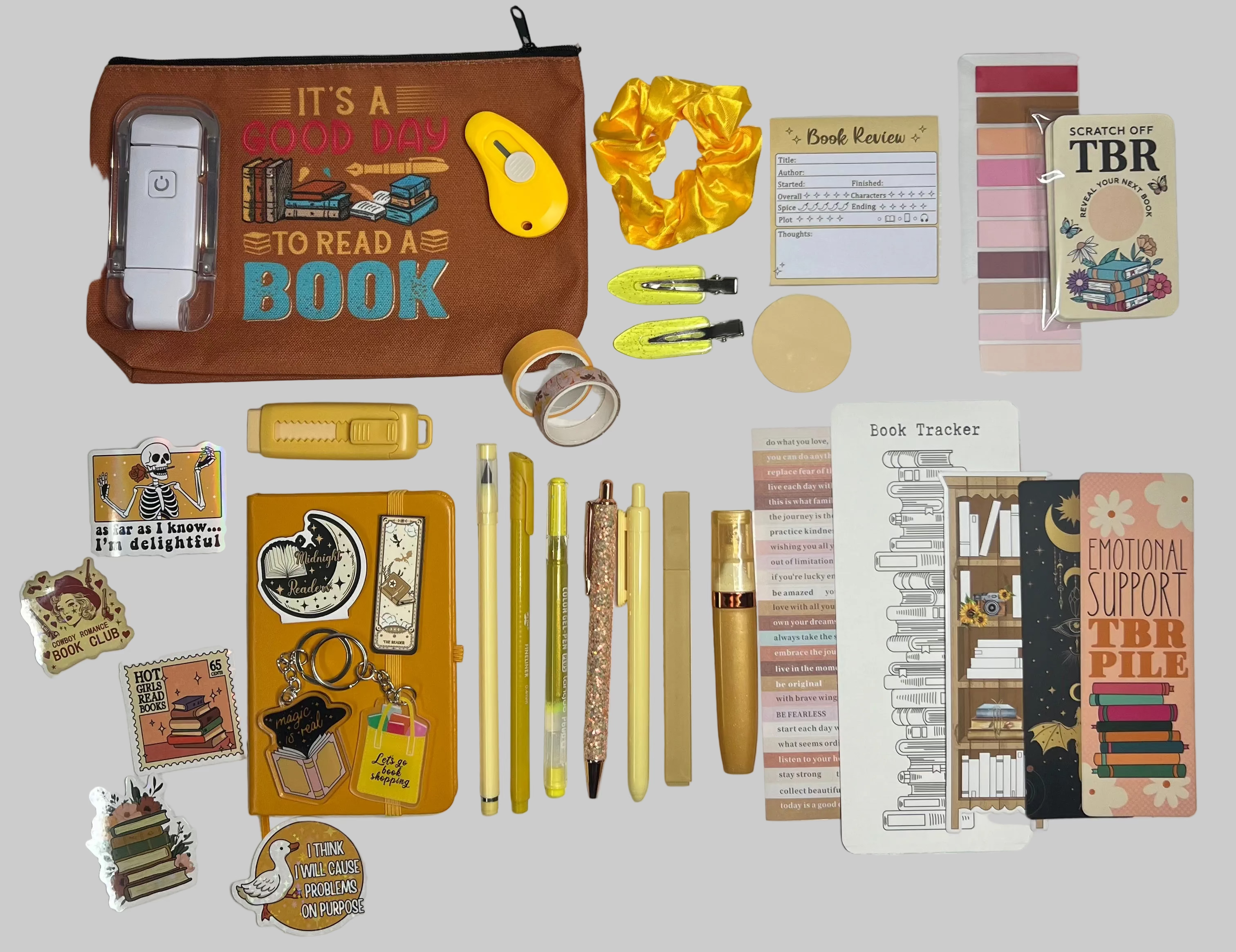 Mustard Yellow Bookish Bundle