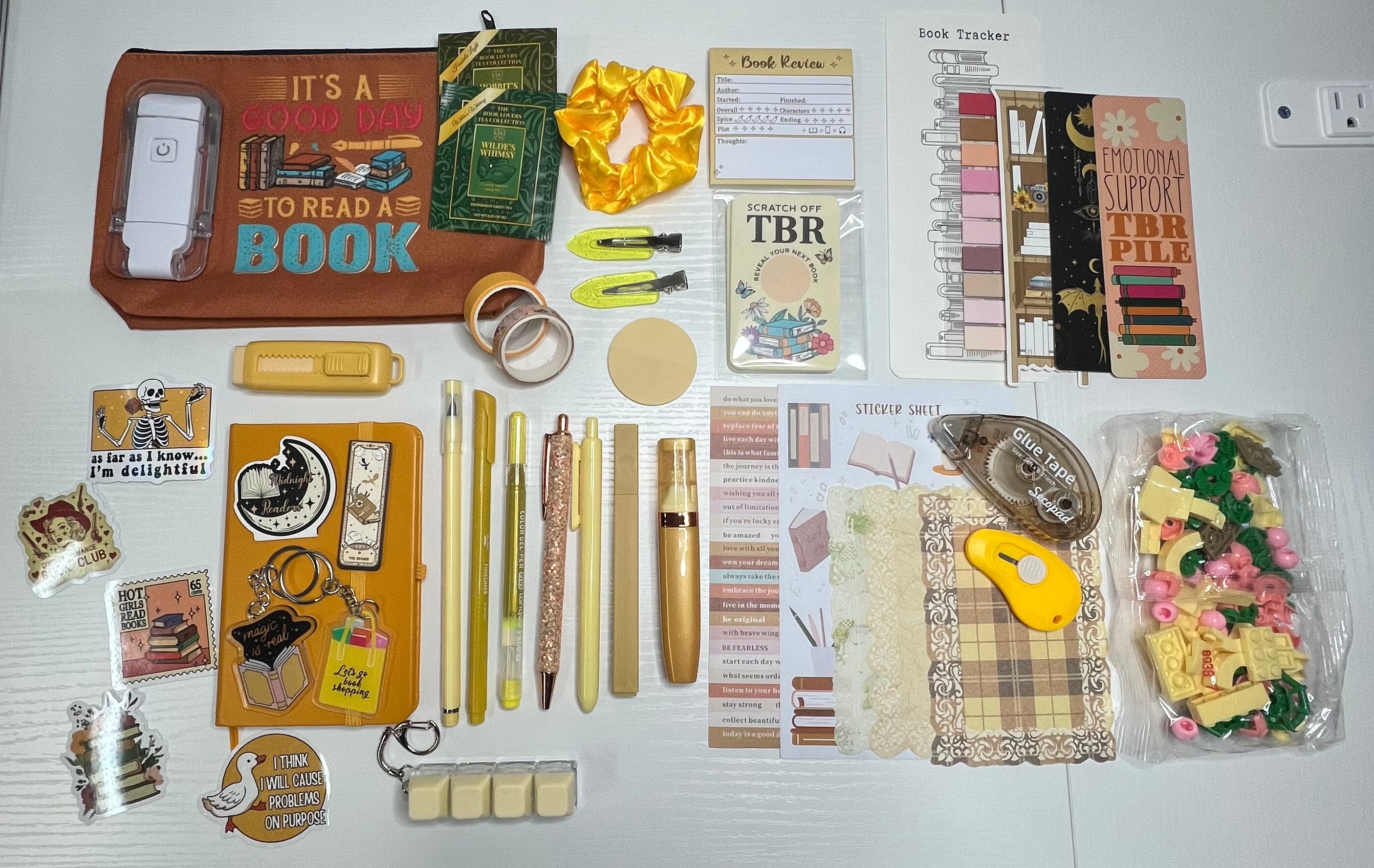 Mustard Yellow Bookish Bundle